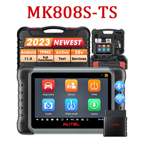  2023 Autel MaxiCOM MK808S-TS Bidirectional & TPMS Programming Relearn Tool