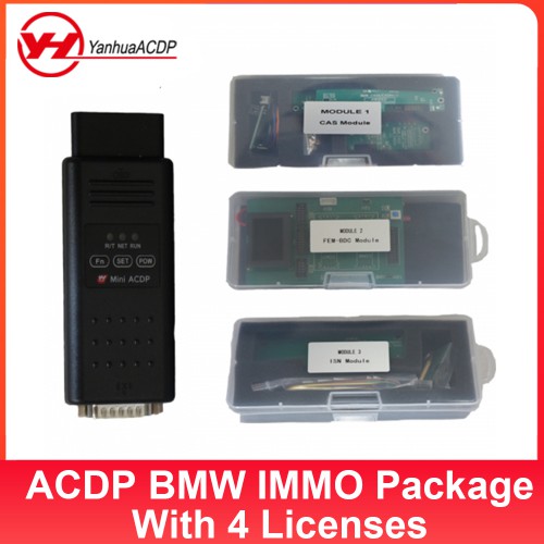 Yanhua ACDP BMW IMMO Package for with Module 1/2/3 Adapters and License for BMW Key Programming