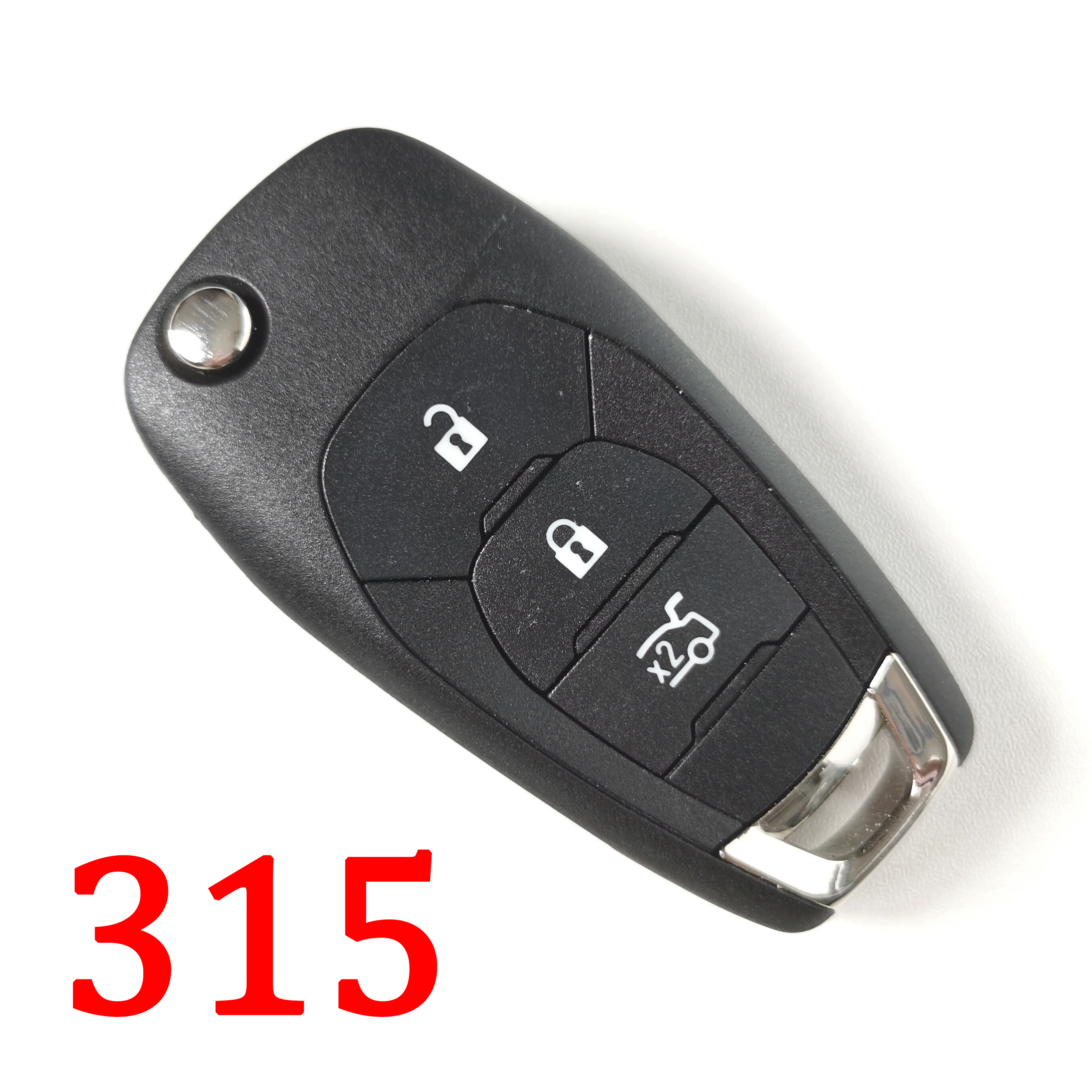 3 Buttons 315Mhz Flip Remote key for Chevrolet Cruz 2016 with 46 Chip 