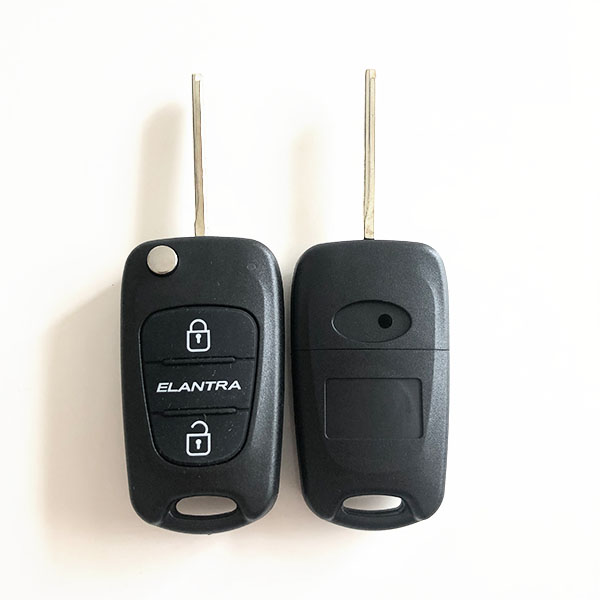 3 Button Remote key shell  with Right blade for Hyundai ELANTRA 5PCS 