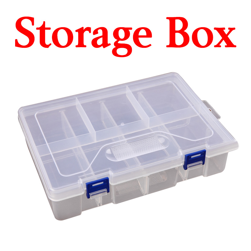 Plastic Storage Box - Double Layer 8 Grid