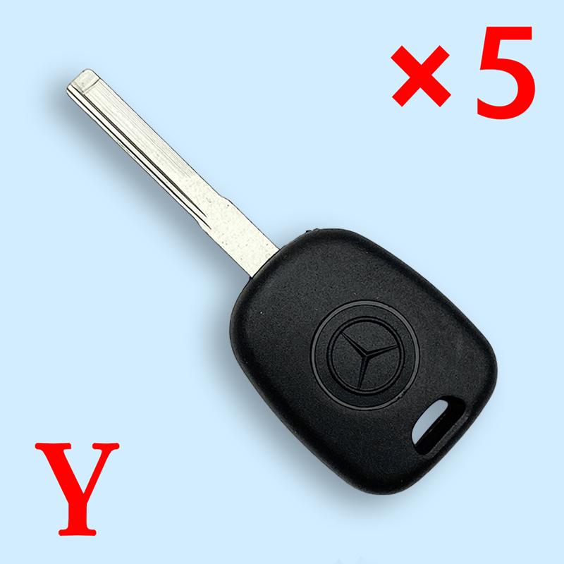 Transponder Key Shell for Mercedes Benz - 5 pcs