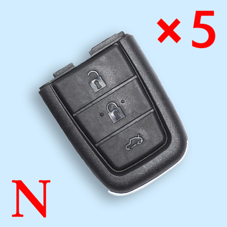 Remote Key Shell 4 Button for Pontiac G8 2008-2009 - pack of 5 