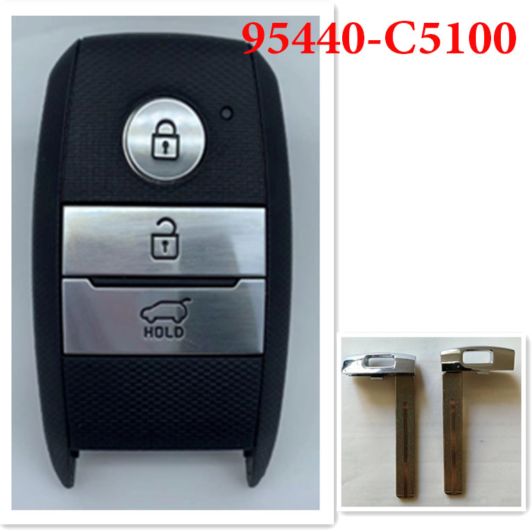 3 Buttons 434 MHz Smart Key for 2015~2018 KIA Sorento - 95440-C5100 - with 47 Chip