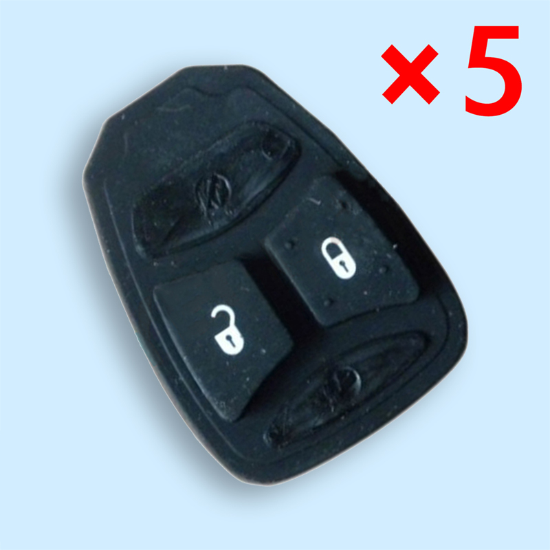 Remote Rubber 2 Button for Chrysler Big Button - pack of 5 