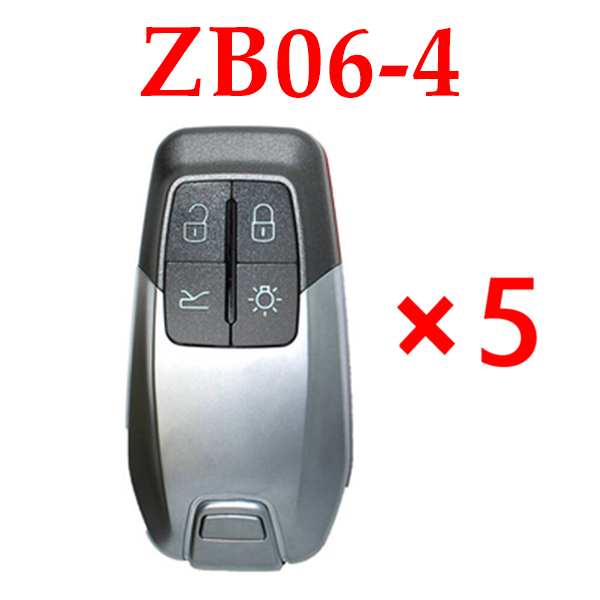 KEYDIY ZB06-4 Smart key Universal Remote control - 5 pcs
