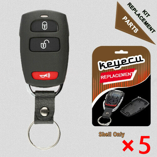 Replacement Remote Key Fob Shell Case 2+1 Button for Hyundai Kia SV3-10006023 - pack of 5 