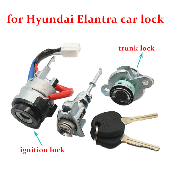 Hyundai Elantra Ignition Door And Trunk Lock Cylinder Coded