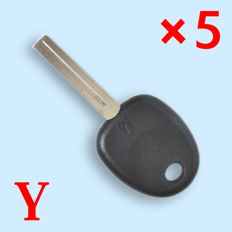 Transponder Key Shell for Hyundai with Middle groove 5pcs
