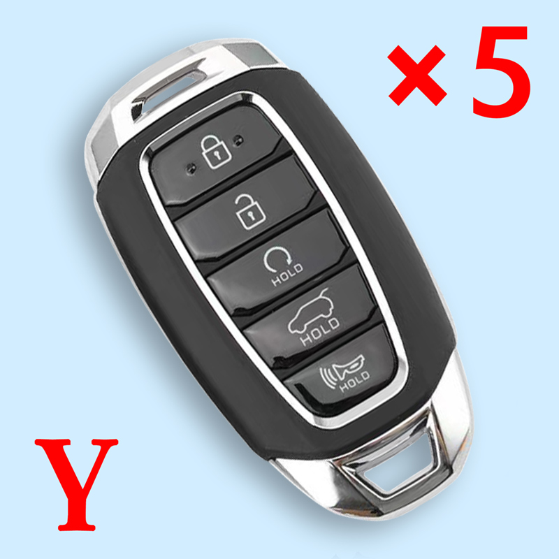 5 Buttons smart remote key shell  For the new Hyundai LAFESTA Hyundai ELANTRA remote control key shell - pack of 5 