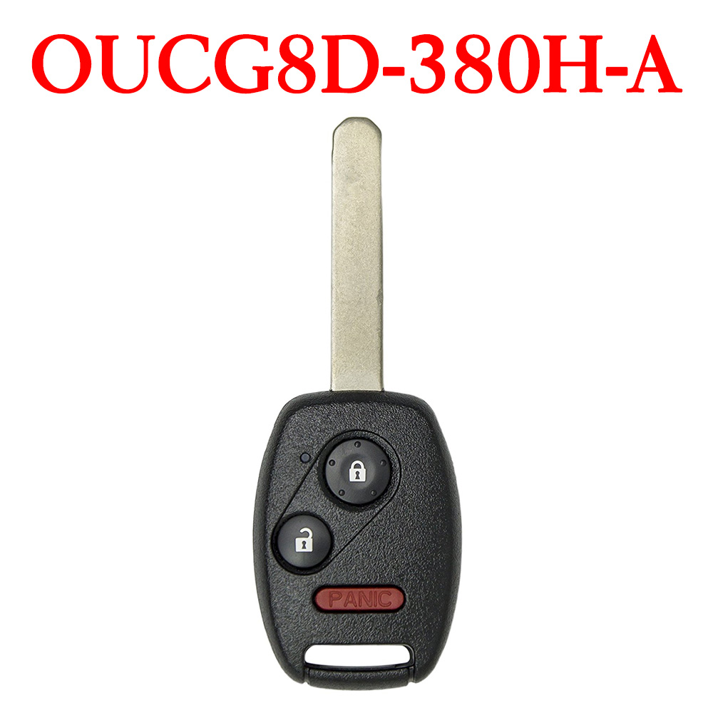 2+1 Buttons 313.8 MHz Remote Key for Honda 2005-2010 - OUCG8D-380H-A 