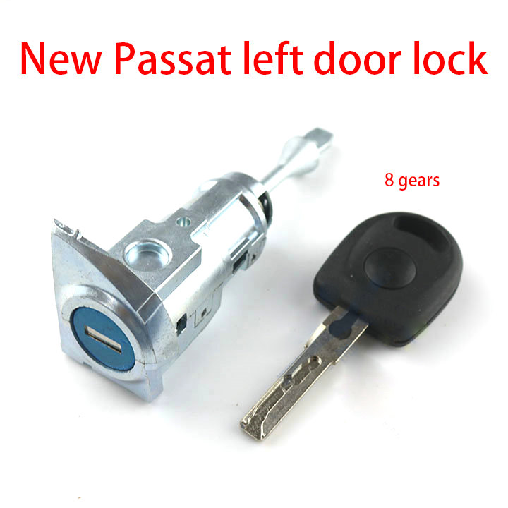 New Passat door lock cylinder central control driver's door lock cylinder emergency door lock cylinder with 1 pair of keys