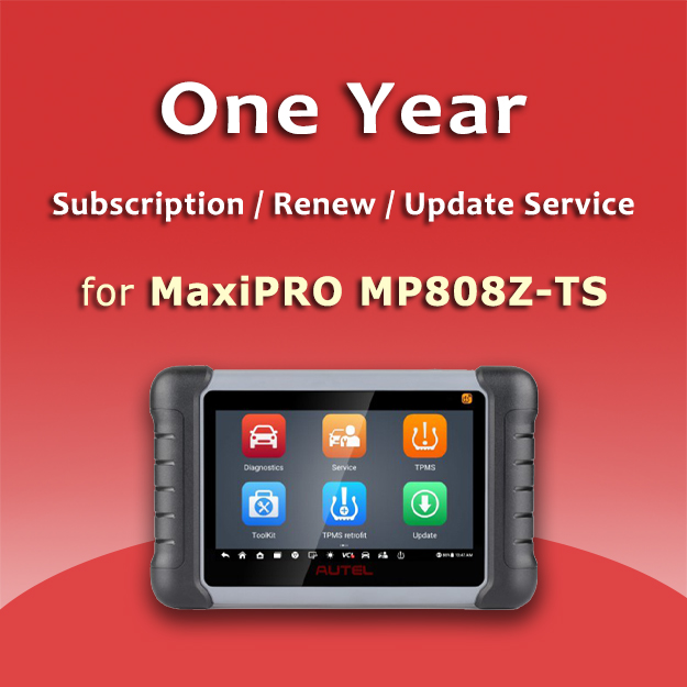 One Year Subscription for Autel MaxiPRO MP808Z-TS