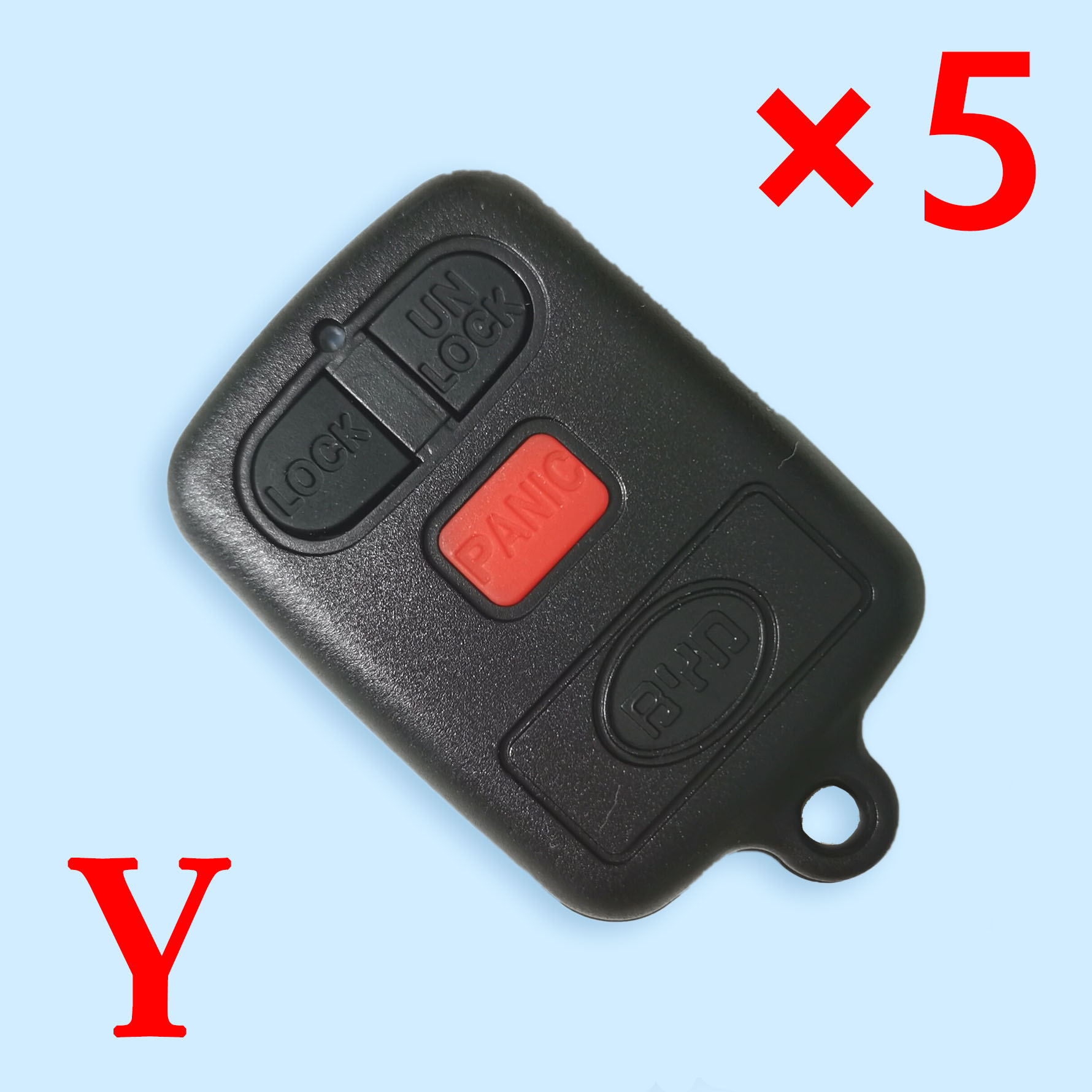 3 Button Key Shell for BYD 5 pcs