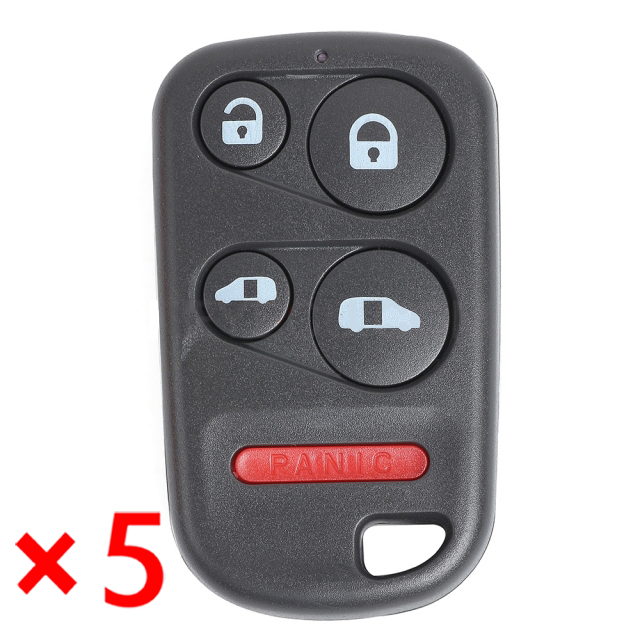 Remote Key Shell 5 Button for Honda Odyssey 1999-2004- pack of 5 