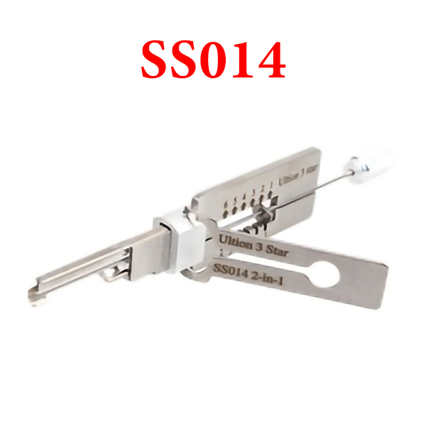 for Brisant Ultion & D Section SS014 2-in-1 Pick Locksmith Tool Work as Lishi