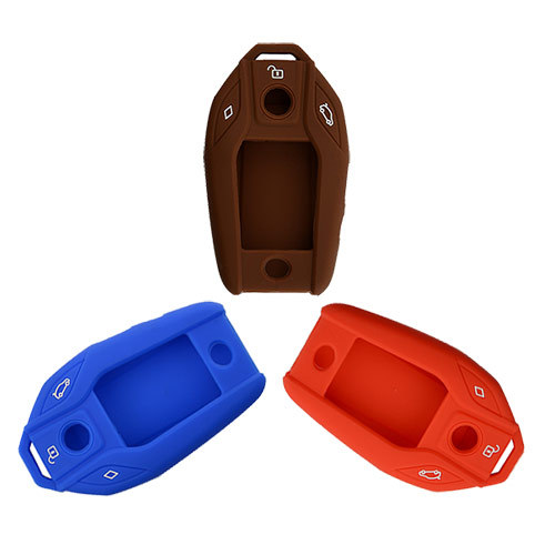 Silicone Cover for 5 Buttons BMW LCD Car Keys - 5 Pieces