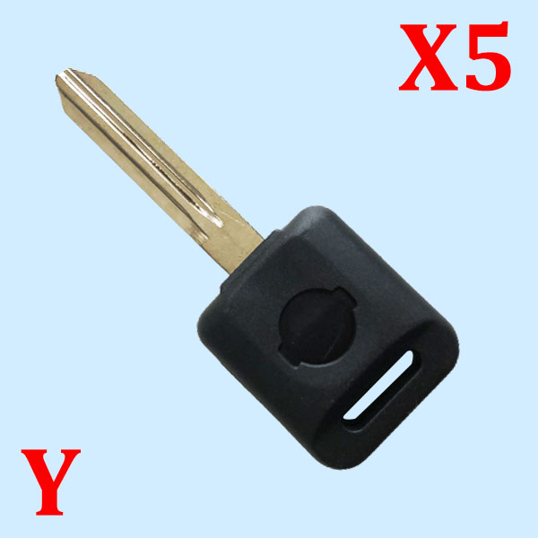 Transponder Key Shell for Nissan with Logo - Pack of 5