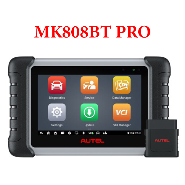 [US/EU/UK Ship] Autel MaxiCOM MK808BT PRO Car Diagnostic Scan Tool, Active Tests & Bi-Directional Control Scanner, 28+ Services, FCA AutoAuth, Wireless Diagnosis