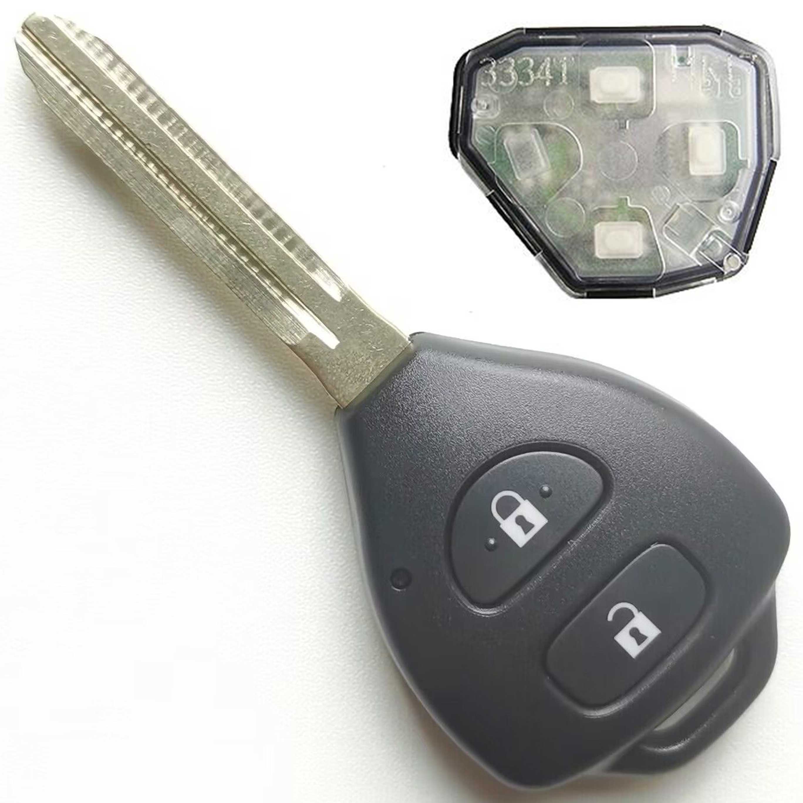 312 MHz Remote Head Key for Toyota Corrolla / 89070-12501 / 4D67 Chip
