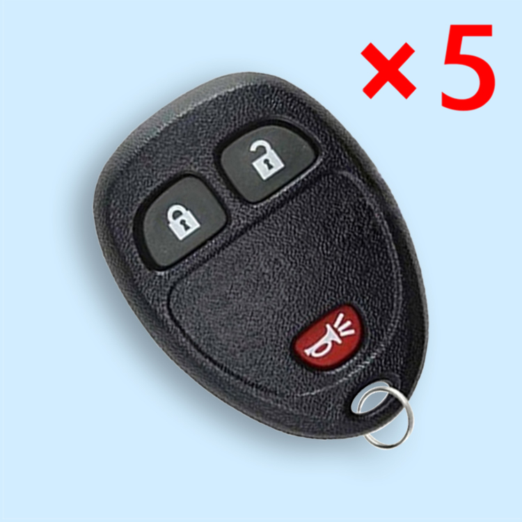 Remote Shell 3 Button for Buick - pack of 5 