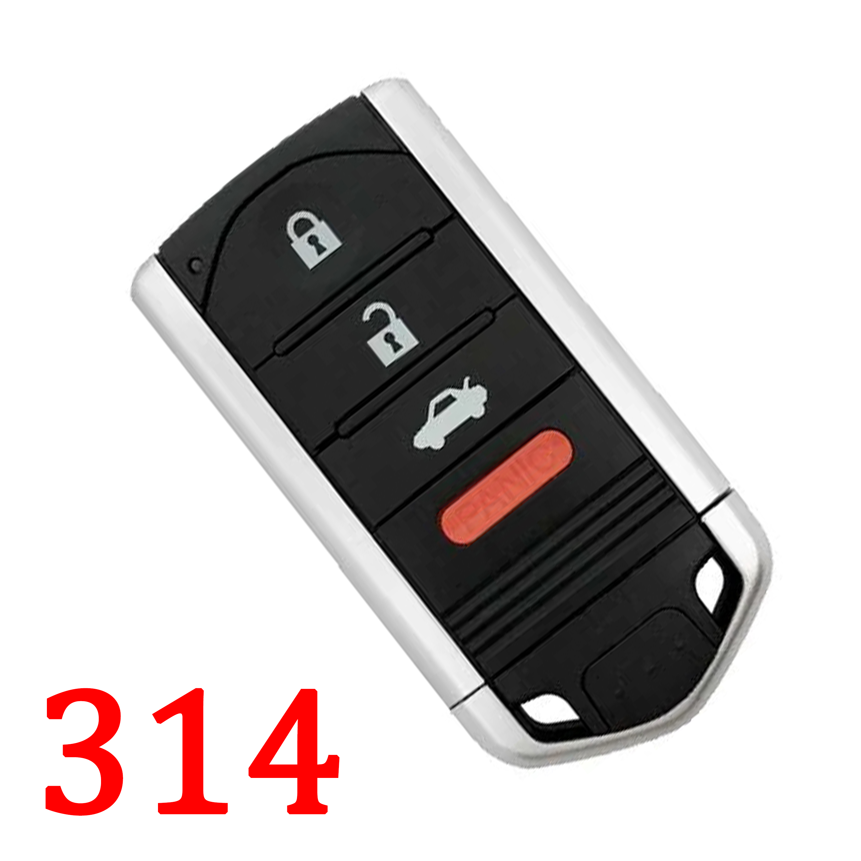 2009-2014 Acura TL / 4-Button Smart Key / PN: 72147-TK4-A71 / M3N5WY8145 (AFTERMARKET)