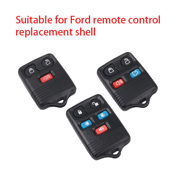 5 Button Remote Shell for Ford 5 pcs