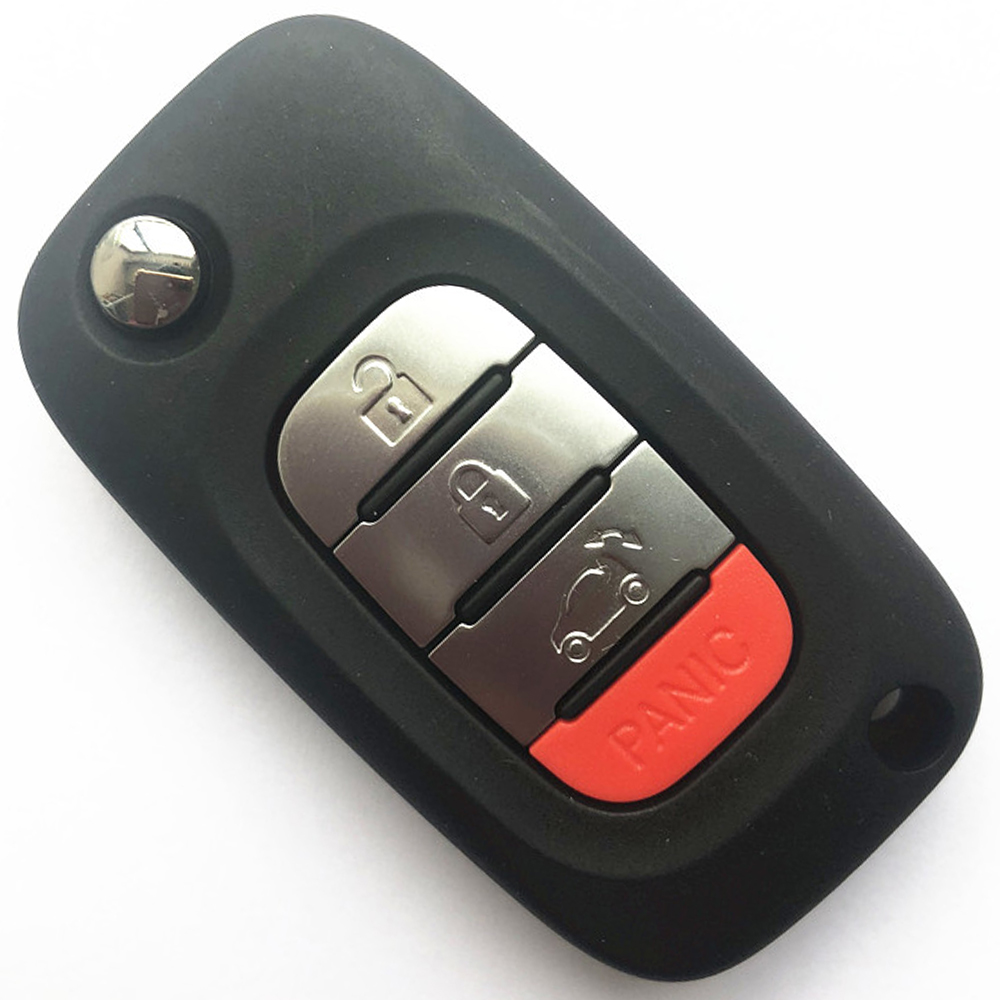 3+1 Buttons Flip Remote Key 433MHz with 4A chip for Mercedes-Benz Smart Fortwo 453 Forfour 2015-2017