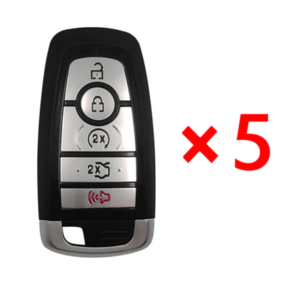 Autel IKEYFD005AL Universal Smart Remote Key 5 Buttons Ford Type - Pack of 5