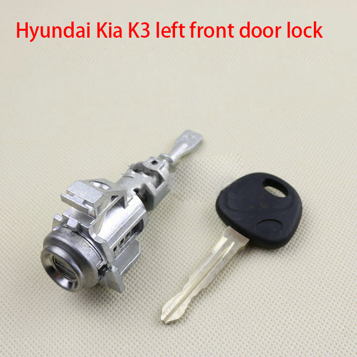 Hyundai Kia K3 left front door lock full car lock Kia K3 car lock K3 main driver door replacement lock cylinder
