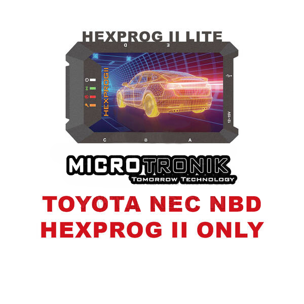 Microtronik - Hexprog II Lite - License for Toyota NEC NBD Hexprog II Only