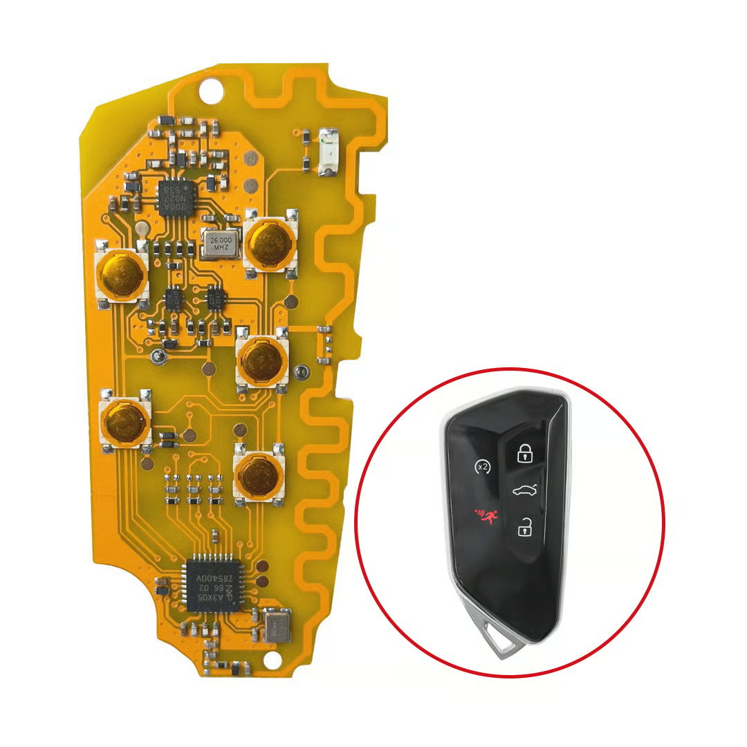 Keydiy FGB25-5 Smart Key PCB 5 Buttons for VW Audi 5C 5D Systems