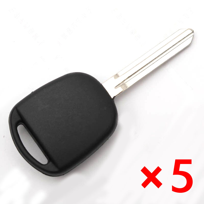 Suitable for Great Wall gorgeous deputy key shell straight rubber handle with chip slot  - 5 pcs