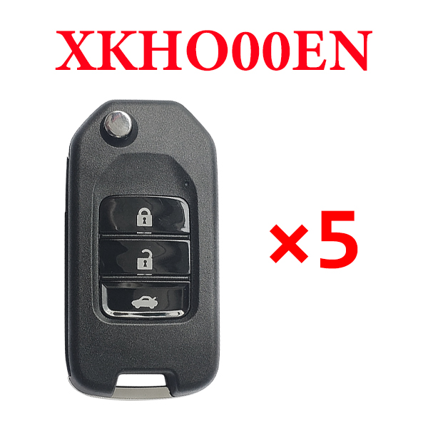 5 pieces Xhorse VVDI Honda Type Universal Remote Control - XKHO00EN