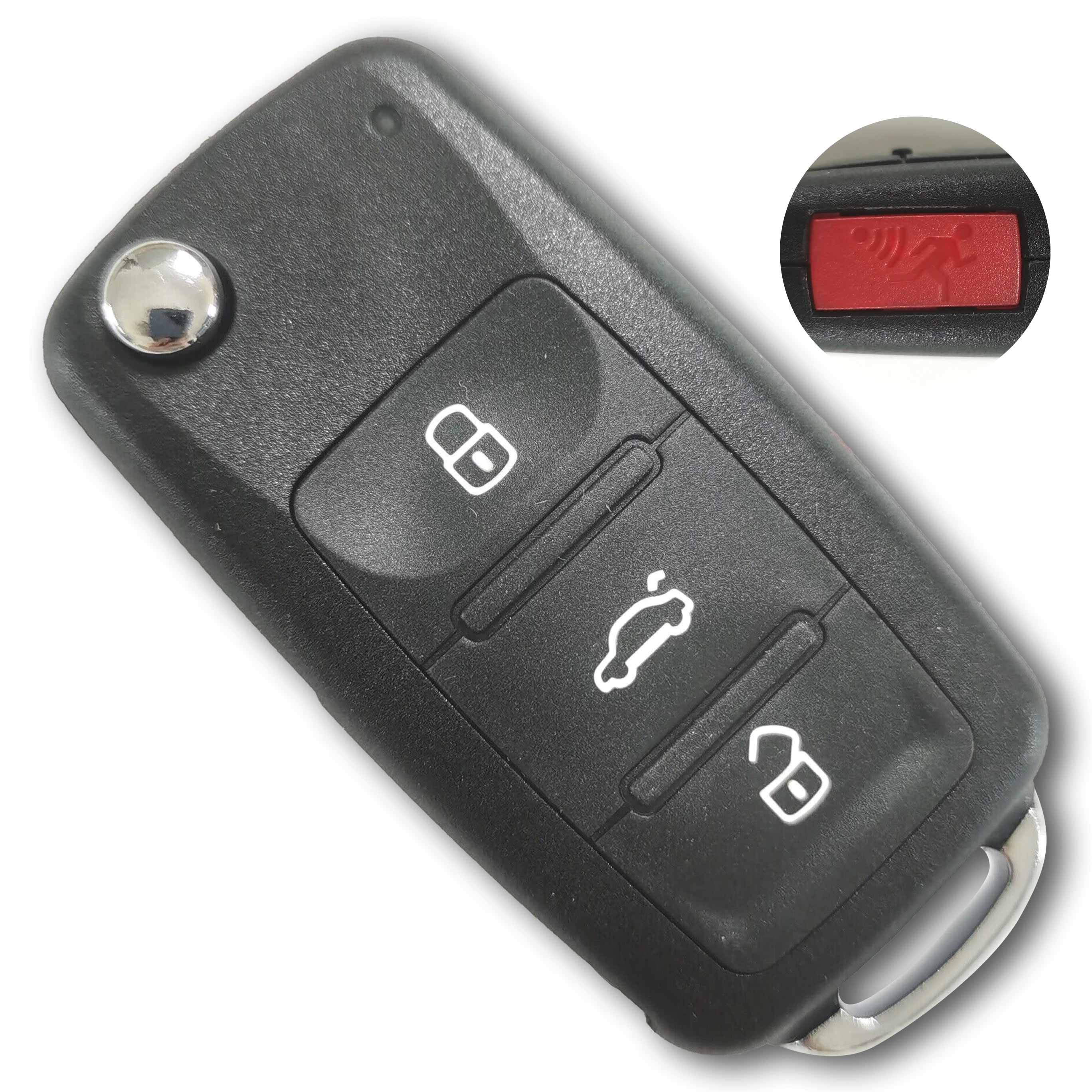 315 MHz Flip Remote Key for 2011 ~ 2017 VW Jetta Passat Golf Bettle Tiguan EOS GTI