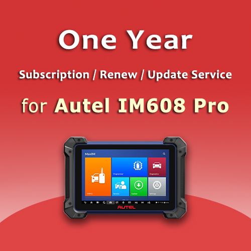 One Year Online Update Activation Renew Service for Autel IM608 Pro
