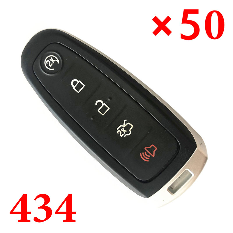 4+1 Buttons 434 MHz Proximity Keyless Go for Ford - with ID46 - Pack of 50