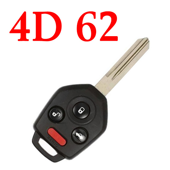 315 MHz 4 Buttons Remote Head Kep for 2011-2014 Subaru Tribeca  / CWTWB1U811 / DA34 / 4D 62 Chip 