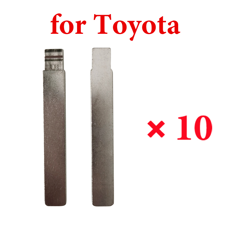 Key Blade Car Key Blank Universal for KD VVDI Remote Key Blade for NEW Toyota Corolla - Pack of 10