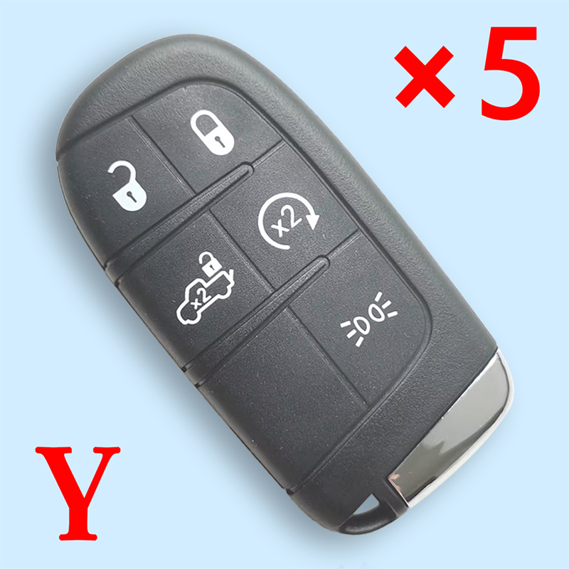 Smart Remote Key Shell 5 Button for Fiat - pack of 5 