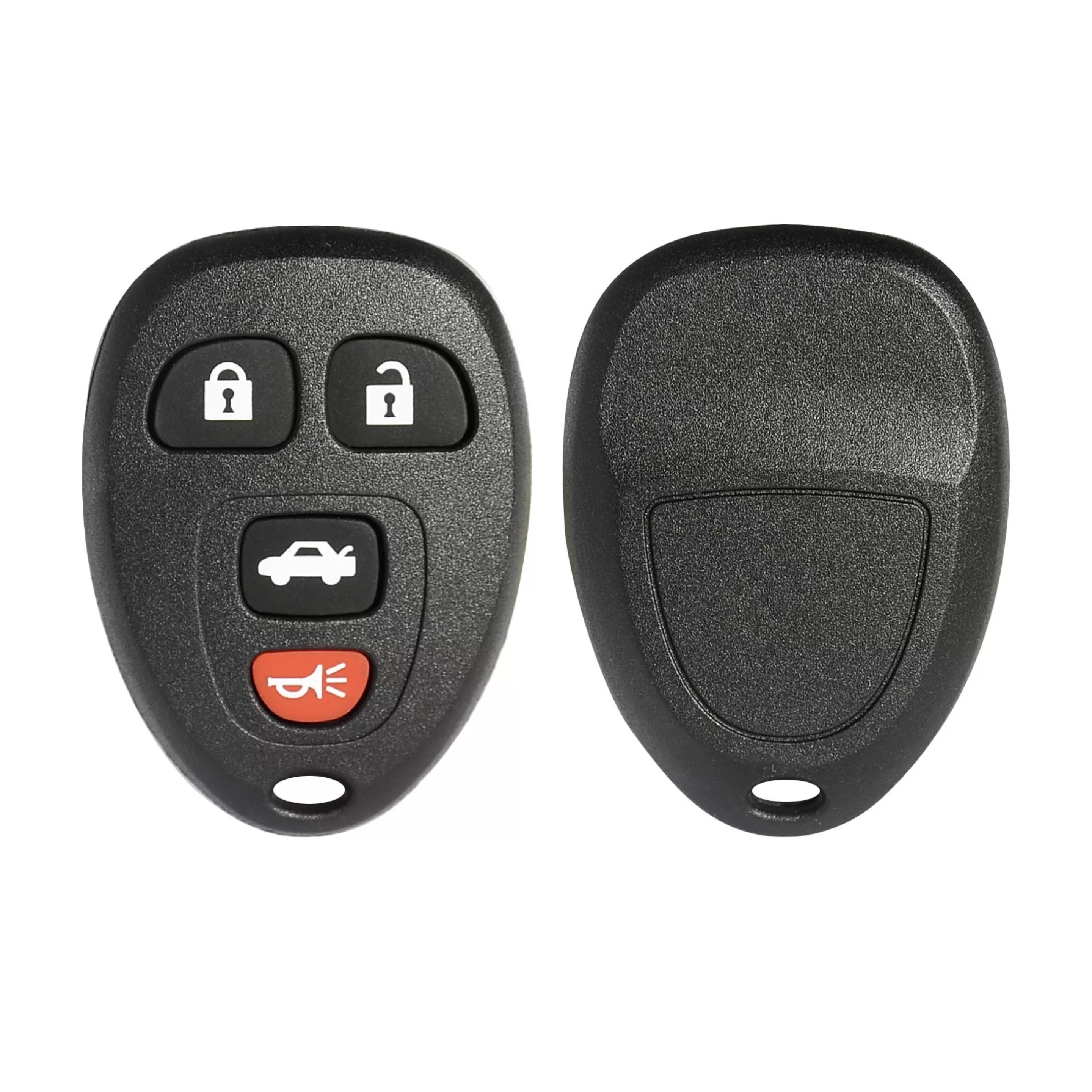 4 Buttons Remote Shell with Trunk for GMC Chevrolet - Pack of 5