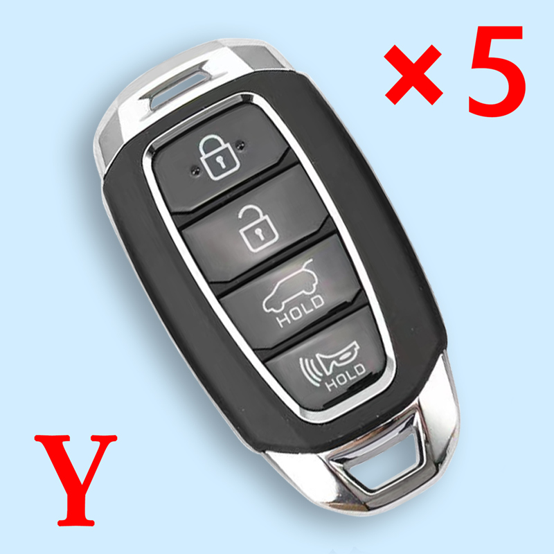 4 Buttons smart remote key shell  For the new Hyundai LAFESTA Hyundai ELANTRA remote control key shell - pack of 5 