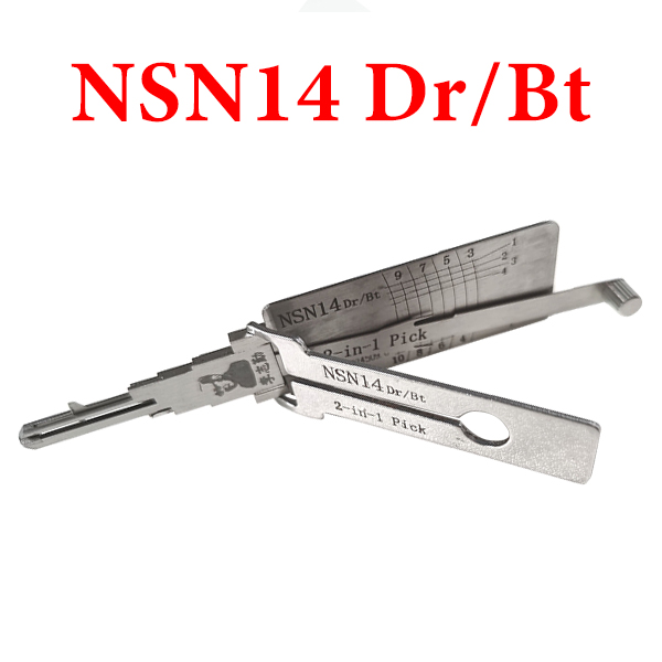 Original Lishi 2-1 Pick/Decoder for Nissan NSN14 DR/TK
